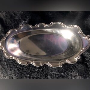 Vintage Joanne Wilcox design fine silver plate/platter/serving dish